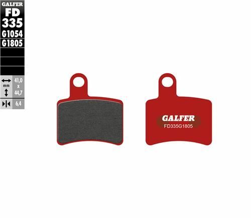 GALFER FD335 RED BRAKE PADS - BETA REV REAR
