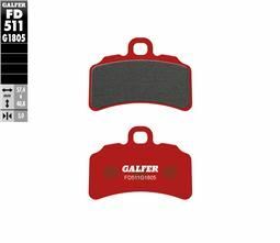 GALFER FD511 RED FRONT PADS - NEW CALIPER TRS, GAS GAS, MONTESA, VERTIGO