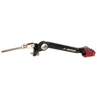 APICO BRAKE PEDAL TRIAL ELITE BETA REV 80 03-08, EVO 80 09-21 BLACK/RED