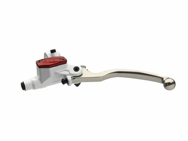 Braktec Clutch Master Cylinder - White with Red Cap