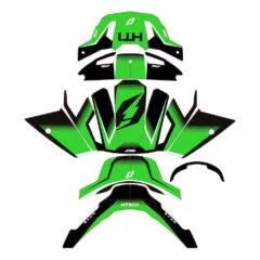 Jitsie HT1 Helmet Sticker Wrap Bamr