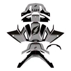 Jitsie HT1 Helmet Sticker Wrap Bamr