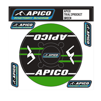APICO TRIALS REAR SPROCKET STICKER
