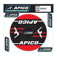 APICO TRIALS REAR SPROCKET STICKER