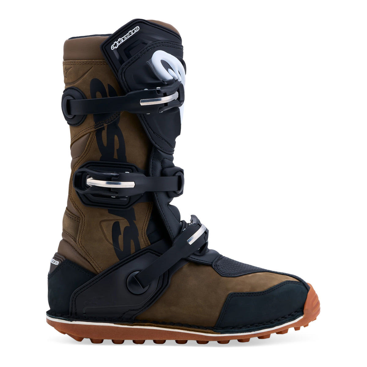 Alpinestars Tech T Trials Boots 2027 model Brown/Black/Gum