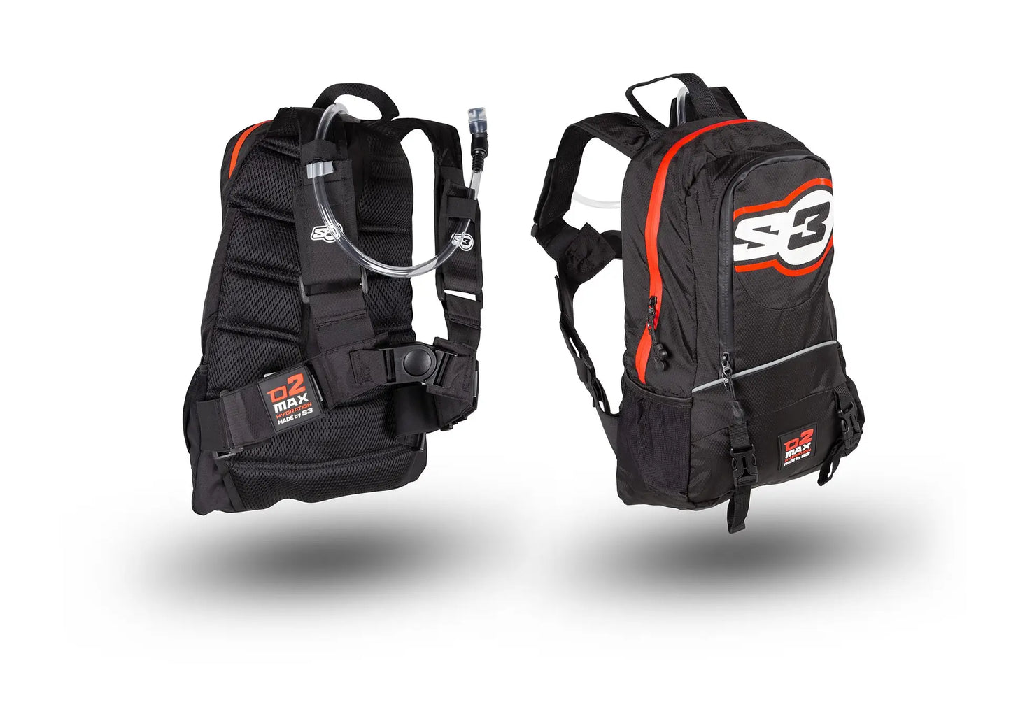 S3 BACKPACK + HYDRATION O2 MAX – 3L – Red/Blue/Yellow