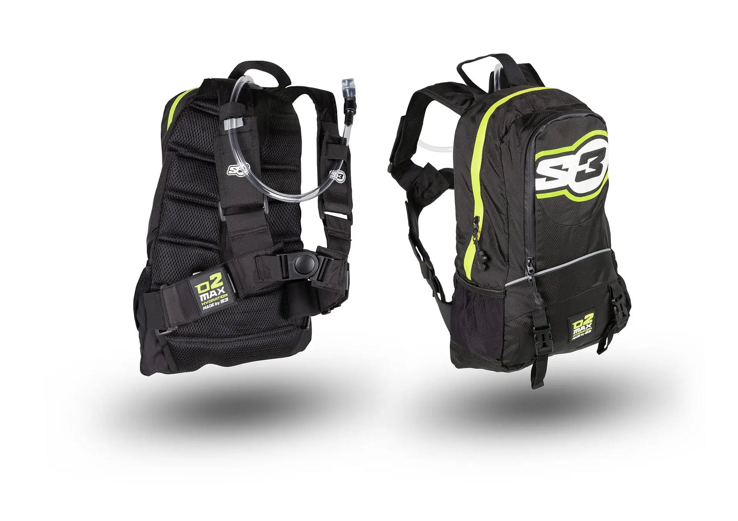 S3 BACKPACK + HYDRATION O2 MAX – 3L – Red/Blue/Yellow