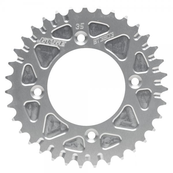 SOLID REAR SPROCKET 4 BOLT BT3803 SILVER