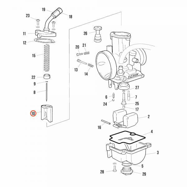 Throttle Valve #3.5 PWK 28MM Carburettor