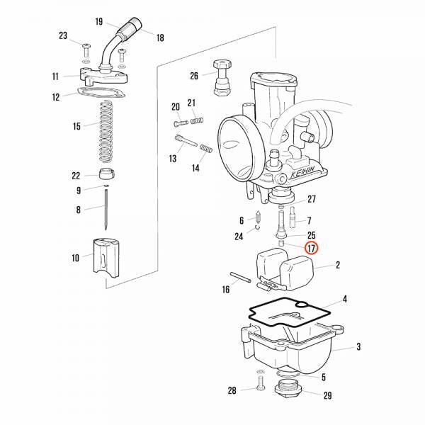 Main Jet #98 PWK 28MM Carburettor