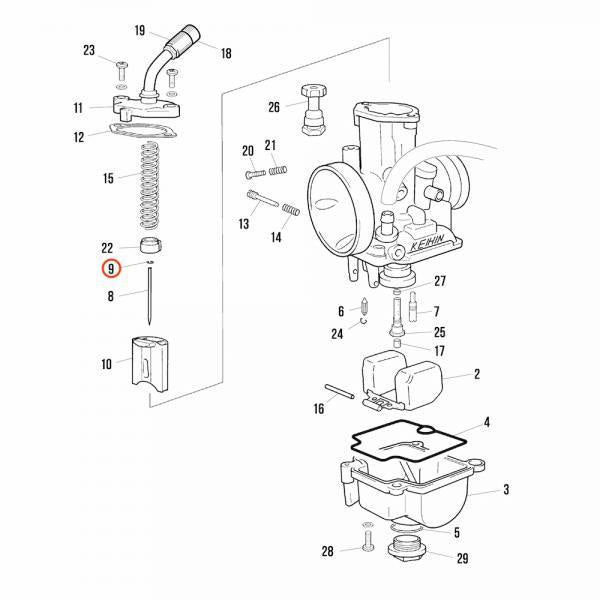 Needle Clip PWK 28MM Carburettor