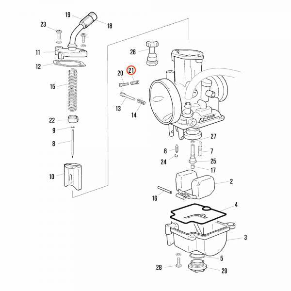 Idle Screw Spring PWK 28MM Carburettor