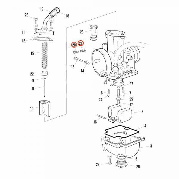 Idle Screw PWK 28MM Carburettor