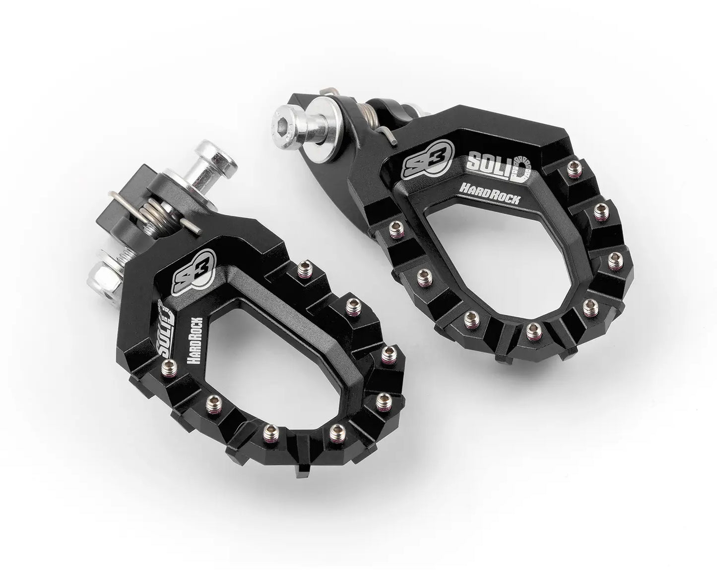 NEW – S3 Footrests Trial ‘Solid Hardrock’ – SHERCO/SCORPA 2023 on – BLACK