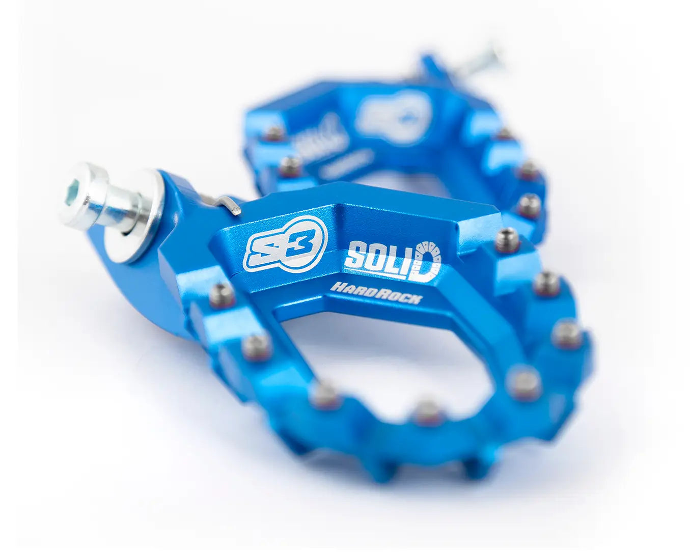 NEW – S3 Footrests Trial ‘Solid Hardrock’ – SHERCO/SCORPA 2023 on – BLUE