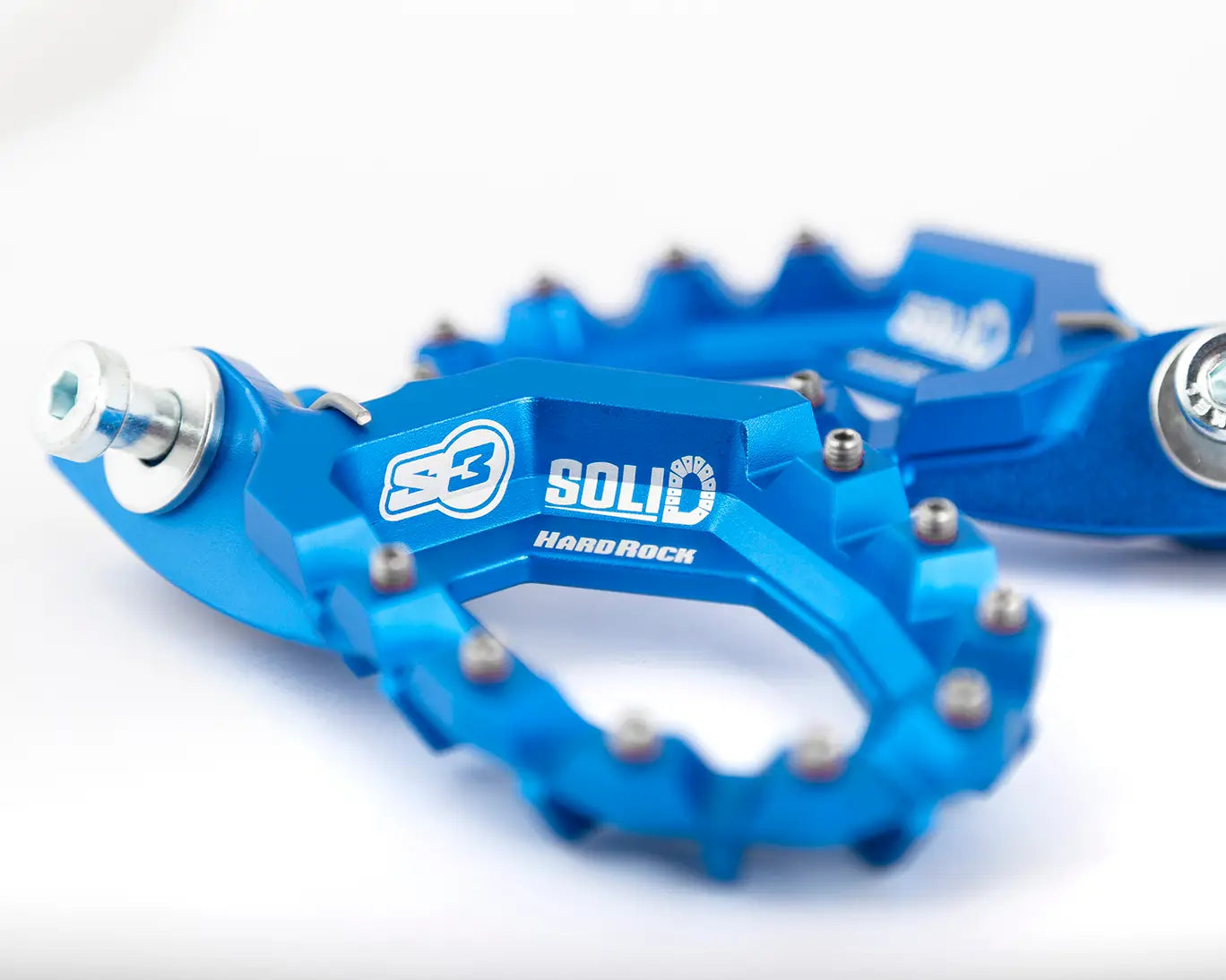 NEW – S3 Footrests Trial ‘Solid Hardrock’ – SHERCO/SCORPA 2023 on – BLUE