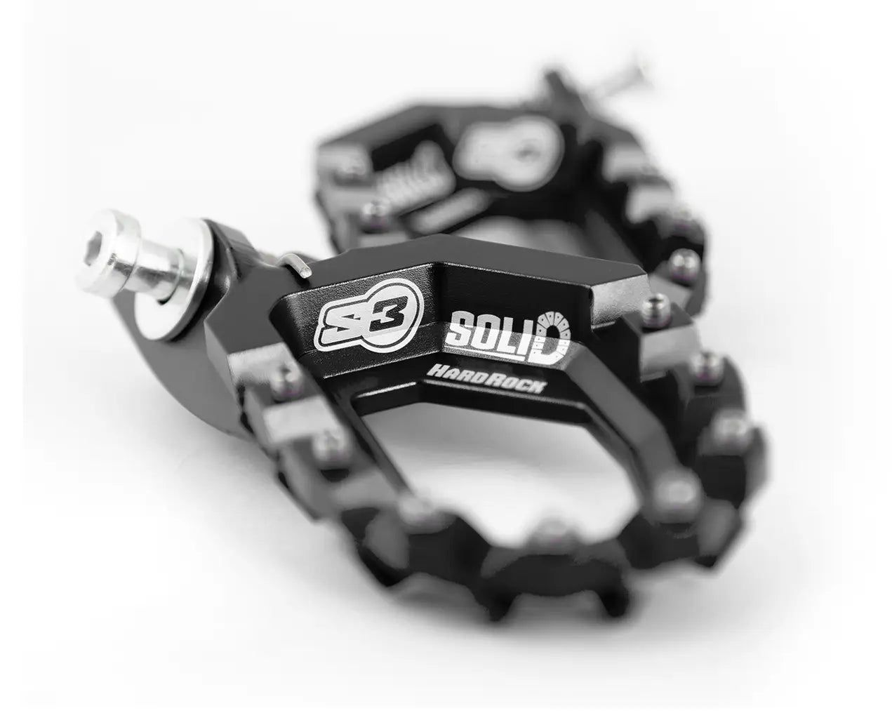 NEW – S3 Footrests Trial ‘Solid Hardrock’ – BLACK