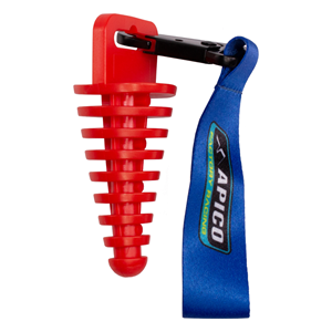 EXHAUST PLUG 2-STROKE WITH LANYARD - Different Colours