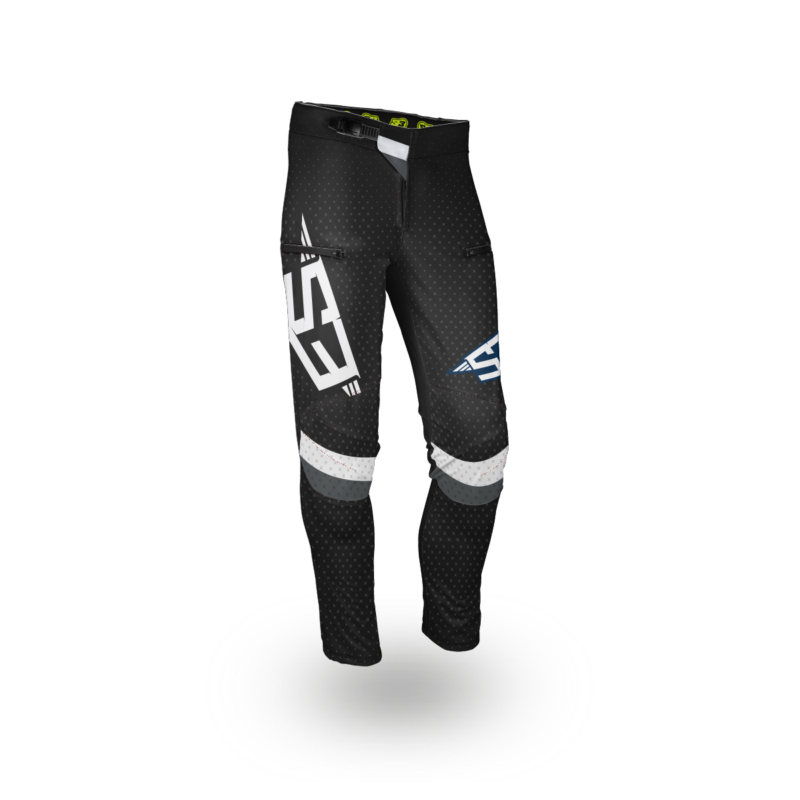 NEW S3 2025 RACING COLLECTION – FLEX TRIAL PANTS – BLACK