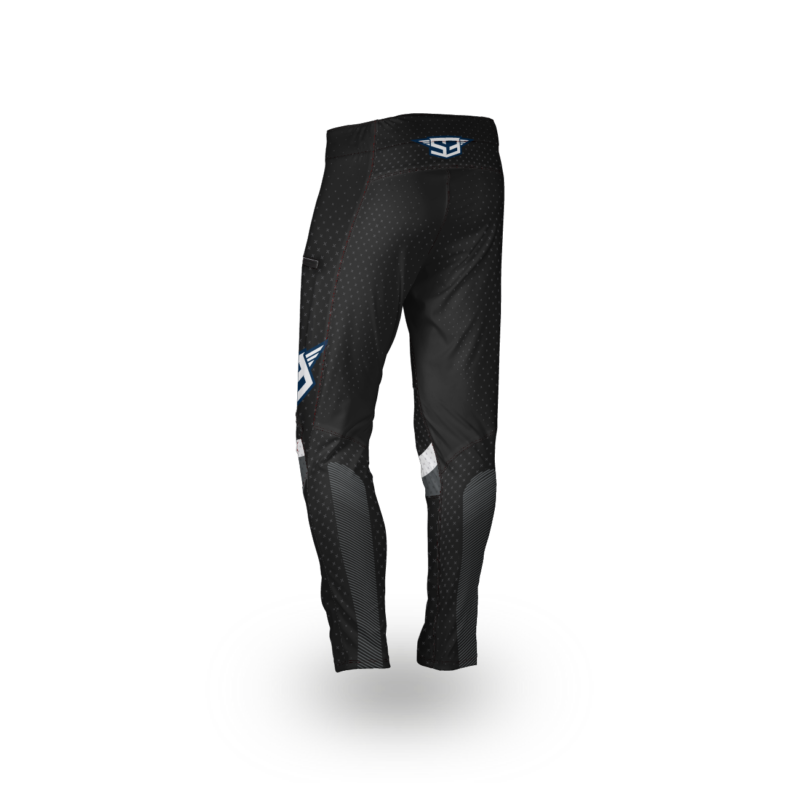 NEW S3 2025 RACING COLLECTION – FLEX TRIAL PANTS – BLACK