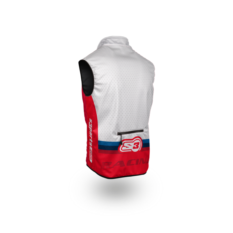 NEW S3 2025 RACING COLLECTION – BODYWARMER – RED
