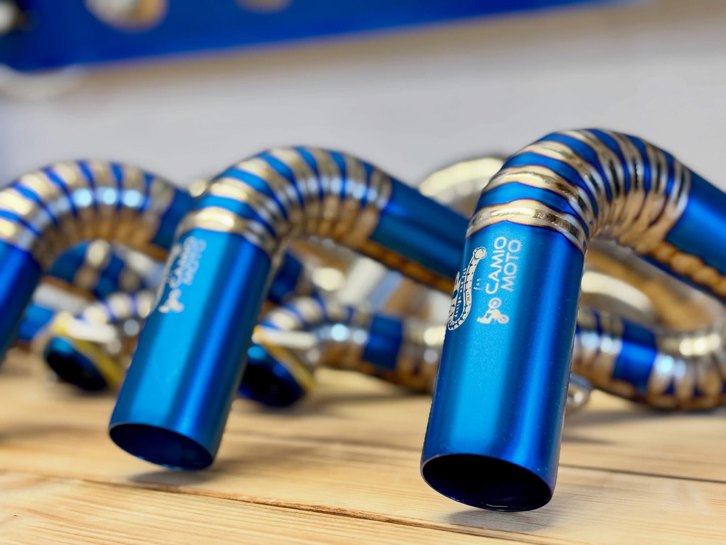 MP x Camio Moto Titanium exhaust for Vertigo Nitro