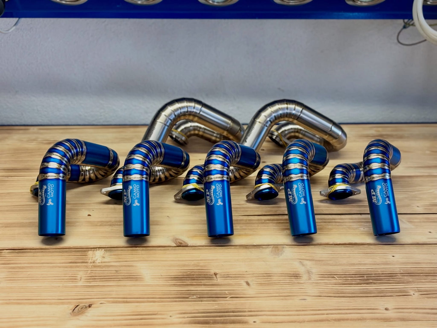 MP x Camio Moto Titanium exhaust for Vertigo Nitro