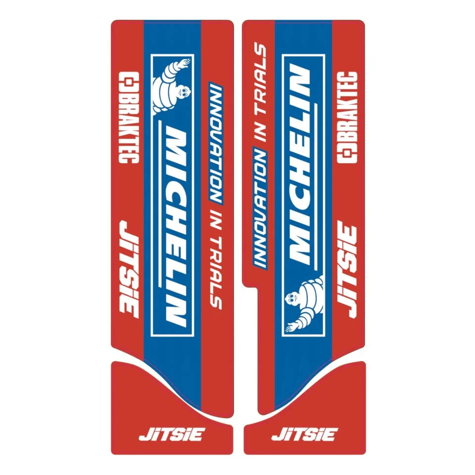 Jitsie Paioli Fork Stickers Michelin
