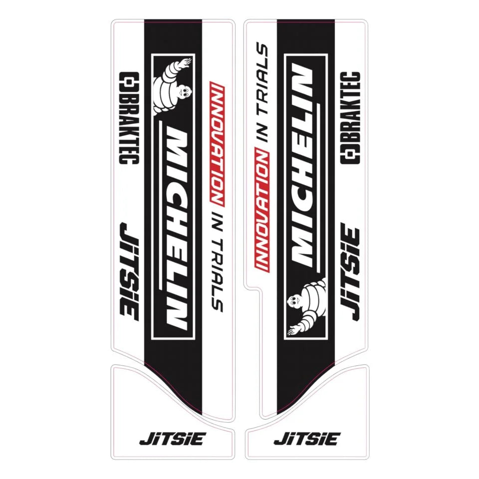 Jitsie Paioli Fork Stickers Michelin