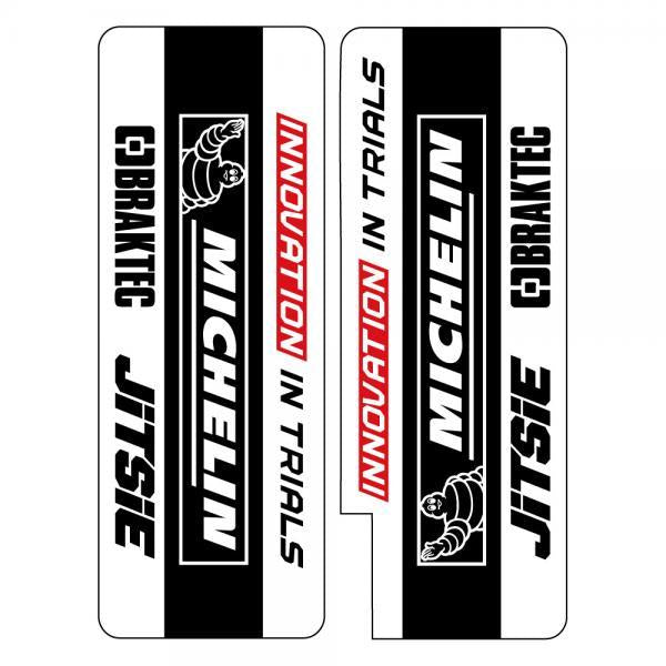 Fork Stickers - Black