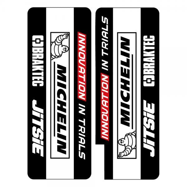Fork Stickers - White