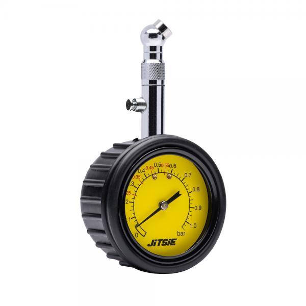 Analog Tyre Pressure Meter with Valve 0-1 BAR