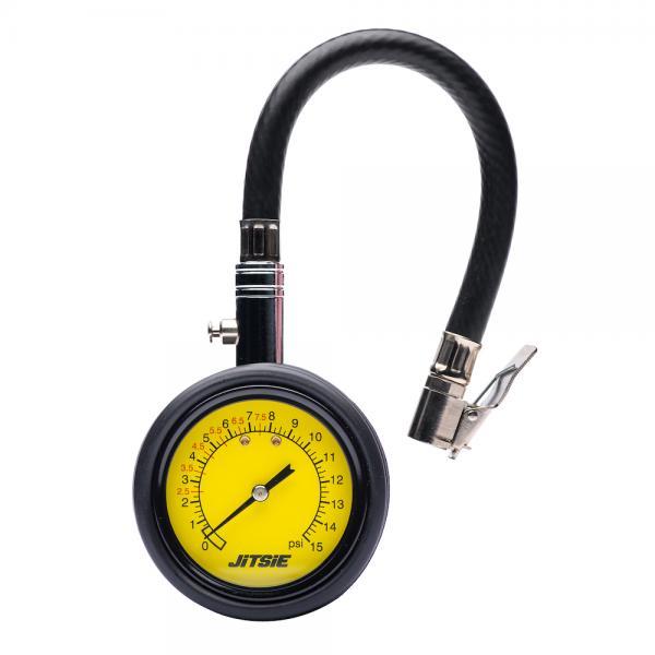 Analog Tyre Pressure Meter with Hose 0-30 PSI