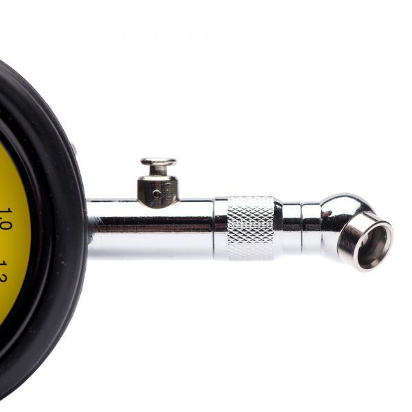 Analog Tyre Pressure Meter with Valve 0-15 PSI