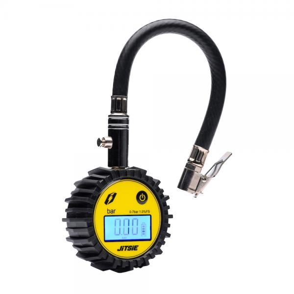 Digital Tyre Pressure Meter with Hose 0-7 BAR