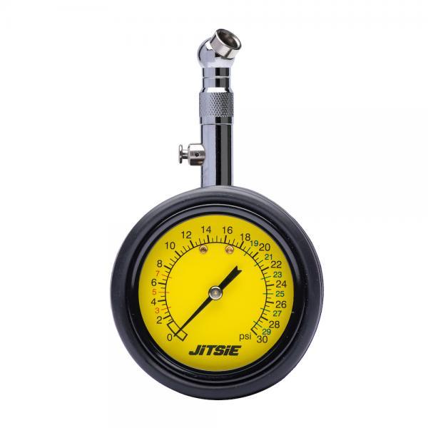 Analog Tyre Pressure Meter with Valve 0-15 PSI