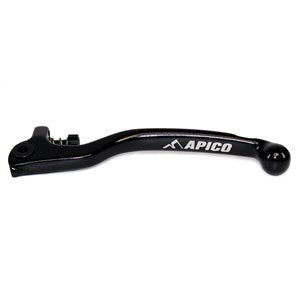 CLUTCH LEVER ELITE FORGED TRIALS AJP 2 HOLE, INC ADJUSTER BLACK/BLACK LONG
