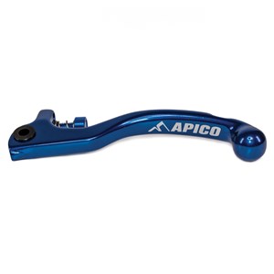 CLUTCH LEVER ELITE FORGED TRIALS AJP 2 HOLE, INC ADJUSTER BLACK/BLACK SHORT