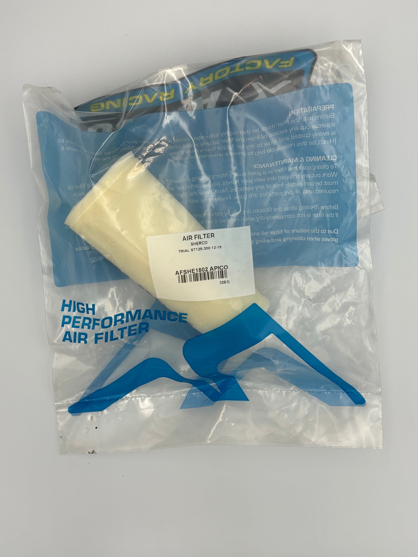 Apico Air Filter - SHERCO TRIAL ST125-300 12-15