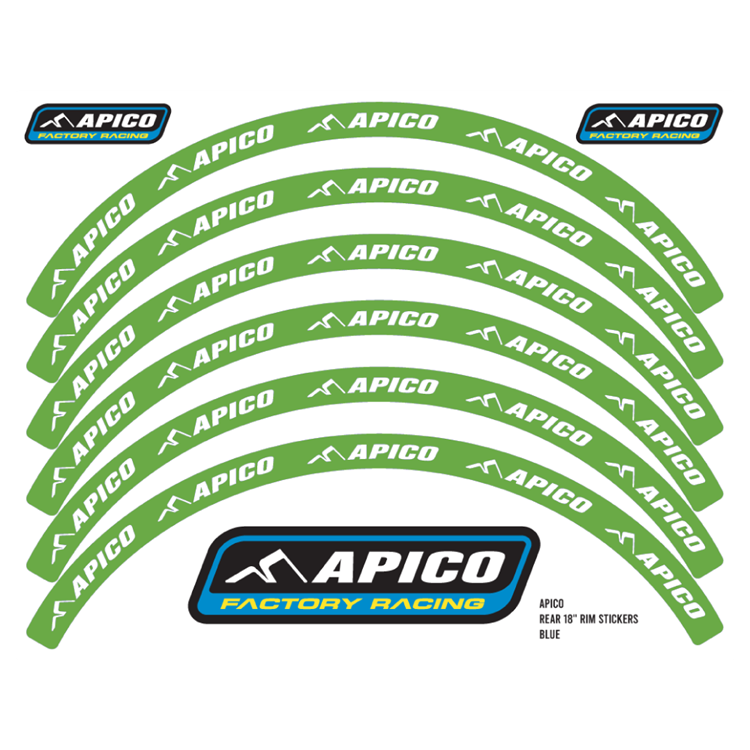 RIM STICKER KIT 21" FRONT & 18" REAR