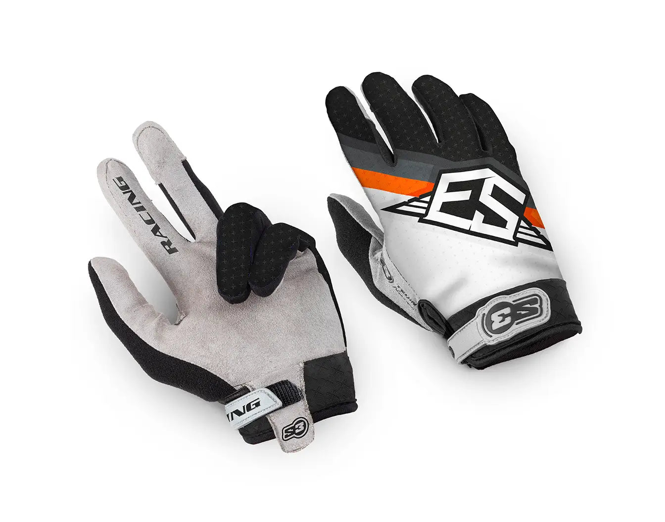 NEW 2025 RACING COLLECTION – GLOVES – BLACK / ORANGE