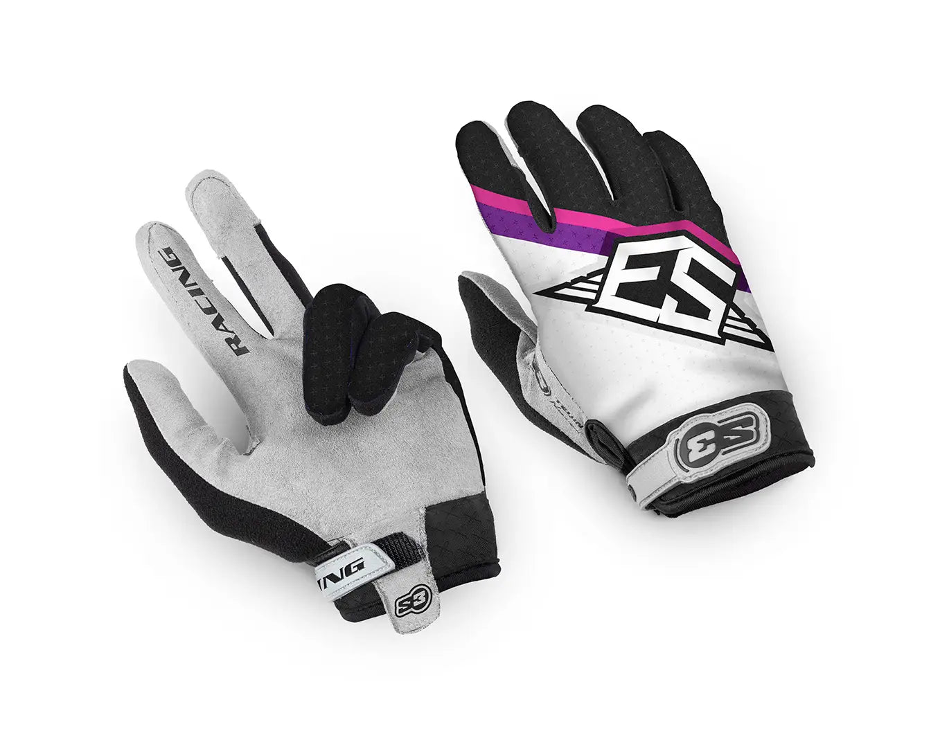 NEW 2025 RACING COLLECTION – GLOVES – BLACK/PINK