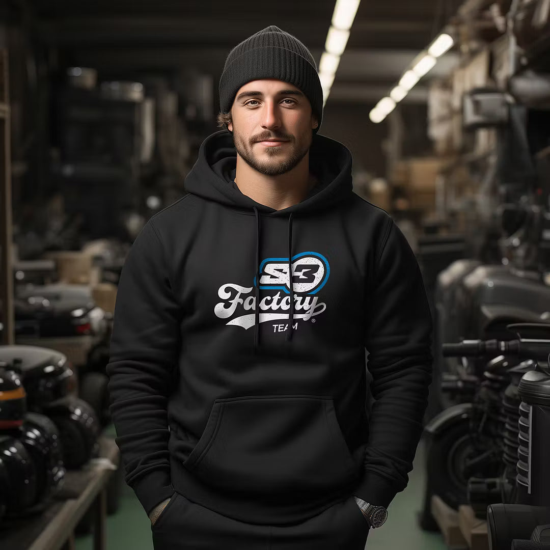 S3 FACTORY TEAM BLACK HOODIE