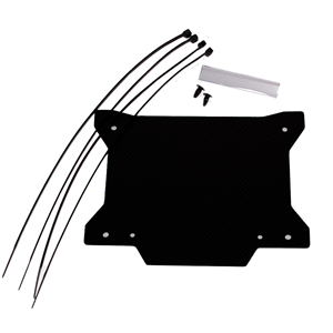 FRONT NUMBER PLATE PLASTIC WITH WINDOW NEW X SHAPE