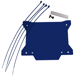 FRONT NUMBER PLATE PLASTIC WITH WINDOW NEW X SHAPE