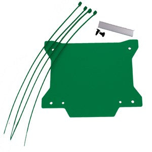 FRONT NUMBER PLATE PLASTIC WITH WINDOW NEW X SHAPE