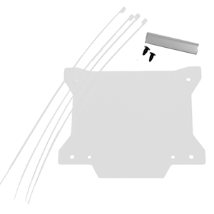 FRONT NUMBER PLATE PLASTIC WITH WINDOW NEW X SHAPE