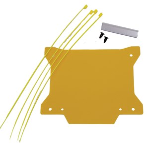 FRONT NUMBER PLATE PLASTIC WITH WINDOW NEW X SHAPE