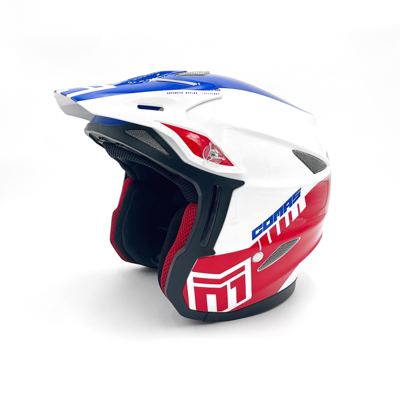 CT01 Race Moto Helmet WHITE