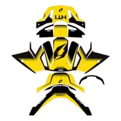 Jitsie HT1 Helmet Sticker Wrap Bamr